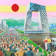 Illustration for article titled Modern Day China Painted By North Korean Propaganda Artists